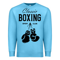 Ocean Blue boxing gym classic Premium Sweatshirt - artisFamous