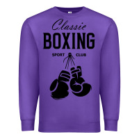 Purple boxing gym classic Premium Sweatshirt - artisFamous