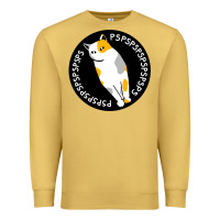 Antique Gold calico cat Premium Sweatshirt - artisFamous