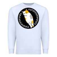 White calico cat Premium Sweatshirt - artisFamous