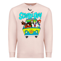 Pale Pink scooby doo Premium Sweatshirt - artisFamous
