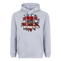 Heather Grey american mom Heavyweight Hoodie - JahusDesignShop