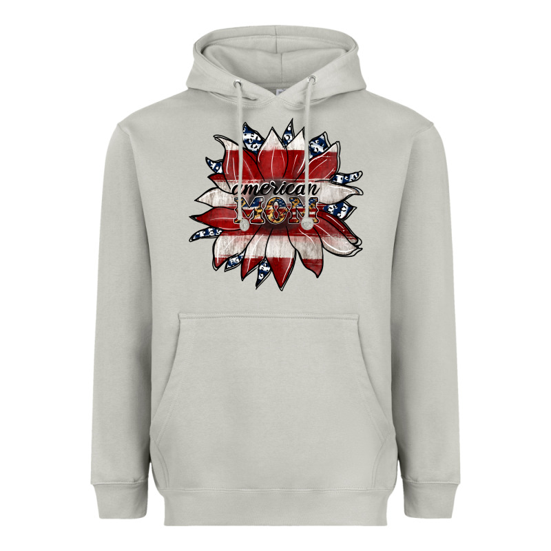 American Mom Heavyweight Hoodie by JahusDesignShop | Teevron
