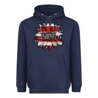 Navy american mom Heavyweight Hoodie - JahusDesignShop
