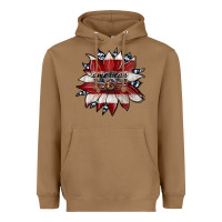 Toasted Coconut american mom Heavyweight Hoodie - JahusDesignShop