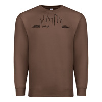 Chestnut pittsburgh skyline city Premium Sweatshirt - artisFamous