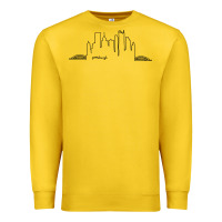 Lemon pittsburgh skyline city Premium Sweatshirt - artisFamous