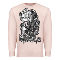 Pale Pink days n daze Premium Sweatshirt - artisFamous