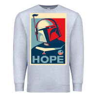 Heather Grey boba fett for president Premium Sweatshirt - artisFamous