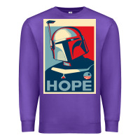 Purple boba fett for president Premium Sweatshirt - artisFamous