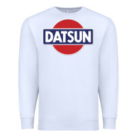 White New Japanese Datsun Fanatics Premium Sweatshirt - artisFamous