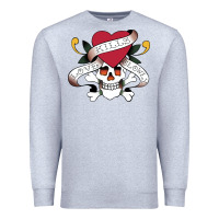Heather Grey Funny Ed Hardy Sarcasme Saying New Premium Sweatshirt - artisFamous