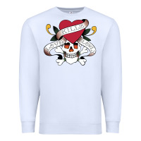 White Funny Ed Hardy Sarcasme Saying New Premium Sweatshirt - artisFamous