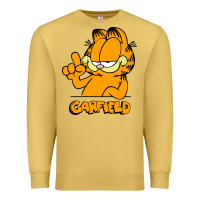Antique Gold Funny Garfild new vector design Premium Sweatshirt - artisFamous
