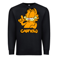 Black Funny Garfild new vector design Premium Sweatshirt - artisFamous