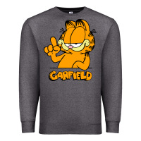 Charcoal Heather Funny Garfild new vector design Premium Sweatshirt - artisFamous