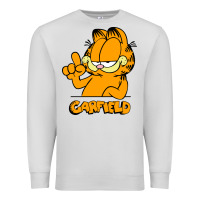 Dove Grey Funny Garfild new vector design Premium Sweatshirt - artisFamous