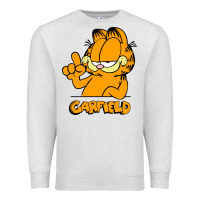 Oatmeal Heather Funny Garfild new vector design Premium Sweatshirt - artisFamous