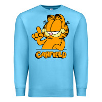 Ocean Blue Funny Garfild new vector design Premium Sweatshirt - artisFamous