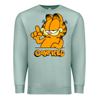 Seafoam Funny Garfild new vector design Premium Sweatshirt - artisFamous