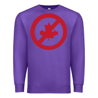Purple The Blame canada Premium Sweatshirt - artisFamous