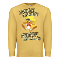 Antique Gold Funny Speedy Arriba arriba New Premium Sweatshirt - artisFamous
