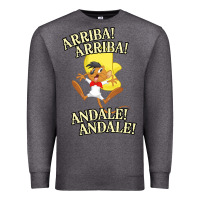 Charcoal Heather Funny Speedy Arriba arriba New Premium Sweatshirt - artisFamous