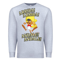 Heather Grey Funny Speedy Arriba arriba New Premium Sweatshirt - artisFamous