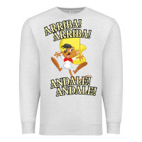 Oatmeal Heather Funny Speedy Arriba arriba New Premium Sweatshirt - artisFamous