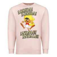 Pale Pink Funny Speedy Arriba arriba New Premium Sweatshirt - artisFamous