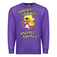 Purple Funny Speedy Arriba arriba New Premium Sweatshirt - artisFamous