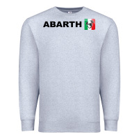 Heather Grey abarth italy merch Premium Sweatshirt - artisFamous