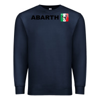 Navy abarth italy merch Premium Sweatshirt - artisFamous