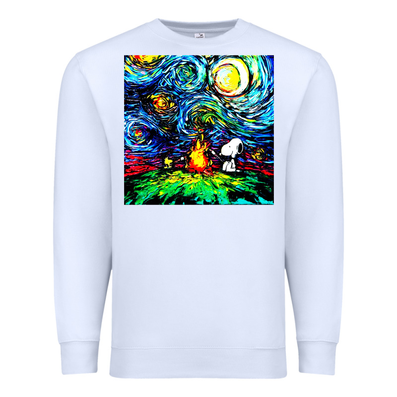 Starry Night Print Van Gogh Parody Premium Sweatshirt by artisFamous | Teevron