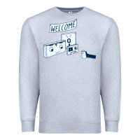 Heather Grey analog retirement Premium Sweatshirt - artisFamous