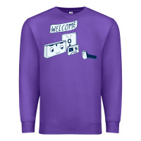 Purple analog retirement Premium Sweatshirt - artisFamous