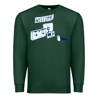 Sports Green analog retirement Premium Sweatshirt - artisFamous