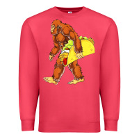 Cardinal bigfoot carrying taco Premium Sweatshirt - artisFamous