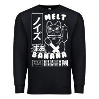 Black melt banana classic Premium Sweatshirt - artisFamous