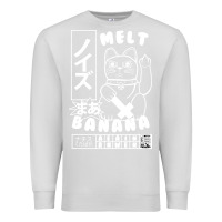 Dove Grey melt banana classic Premium Sweatshirt - artisFamous
