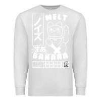 Oatmeal Heather melt banana classic Premium Sweatshirt - artisFamous
