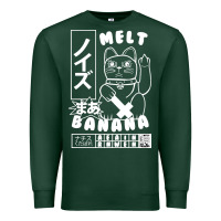Sports Green melt banana classic Premium Sweatshirt - artisFamous