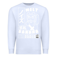 White melt banana classic Premium Sweatshirt - artisFamous