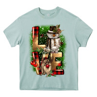 Arona love snowman gnome Heavy Core Tee - CowGirlArtShop