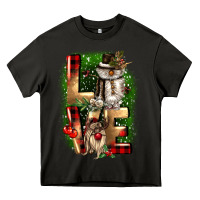 Asphalt love snowman gnome Heavy Core Tee - CowGirlArtShop