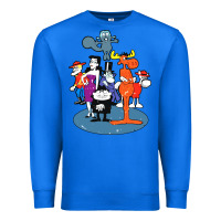 True Royal rocky & bullwinkle and friends Premium Sweatshirt - artisFamous