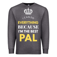 Charcoal Heather i'm the best pal Premium Sweatshirt - artisFamous