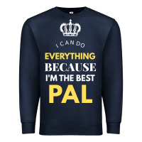 Navy i'm the best pal Premium Sweatshirt - artisFamous
