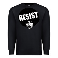 Black angela davis speaking Premium Sweatshirt - artisFamous