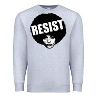 Heather Grey angela davis speaking Premium Sweatshirt - artisFamous